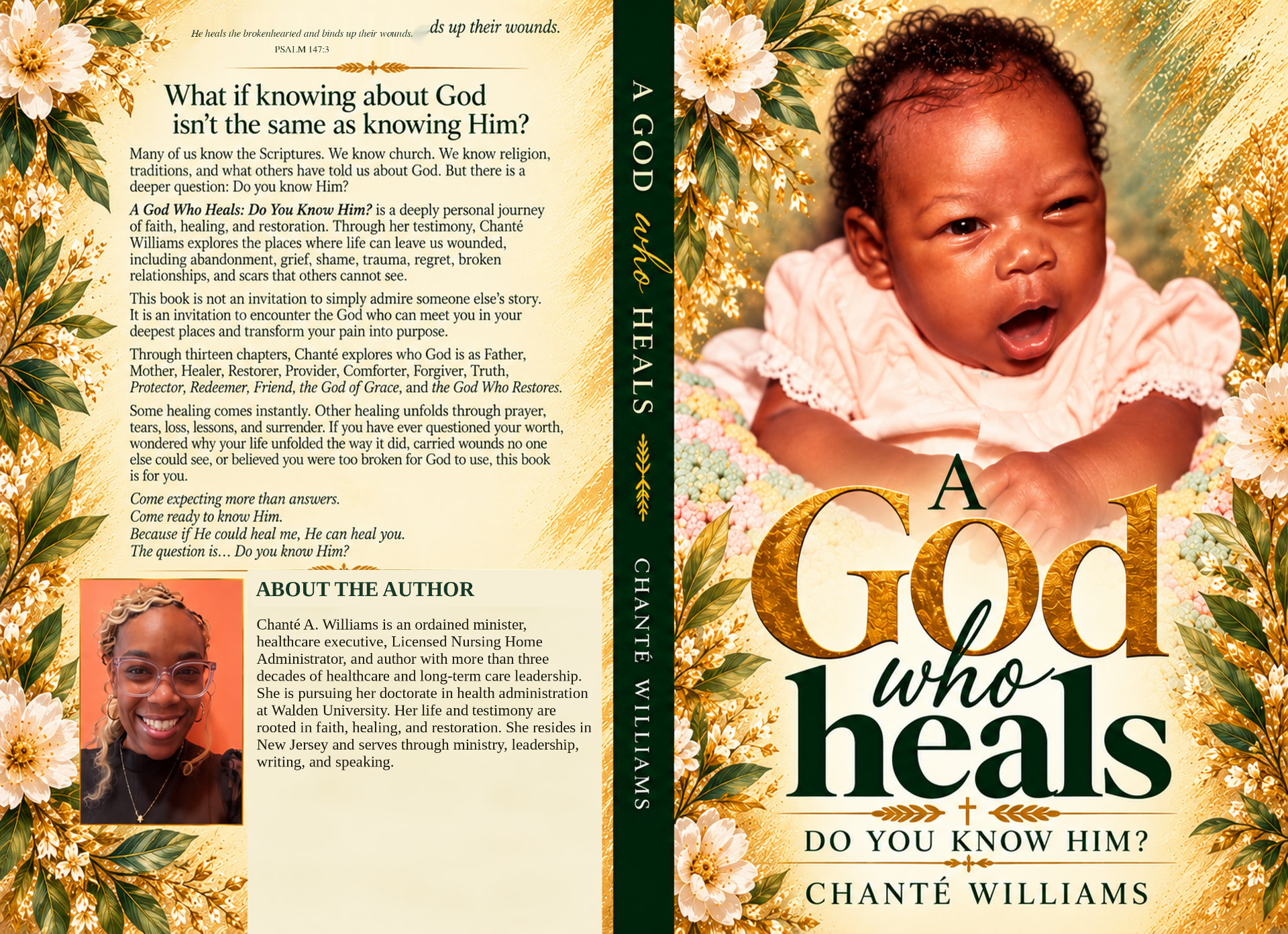 A God Who Heals: Do You Know Him? by Chanté A. Williams — approved cover artwork